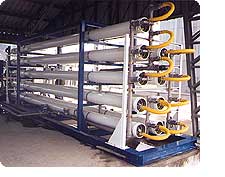 Ultra Filter to  reverse osmosis system at a Defense Department installation